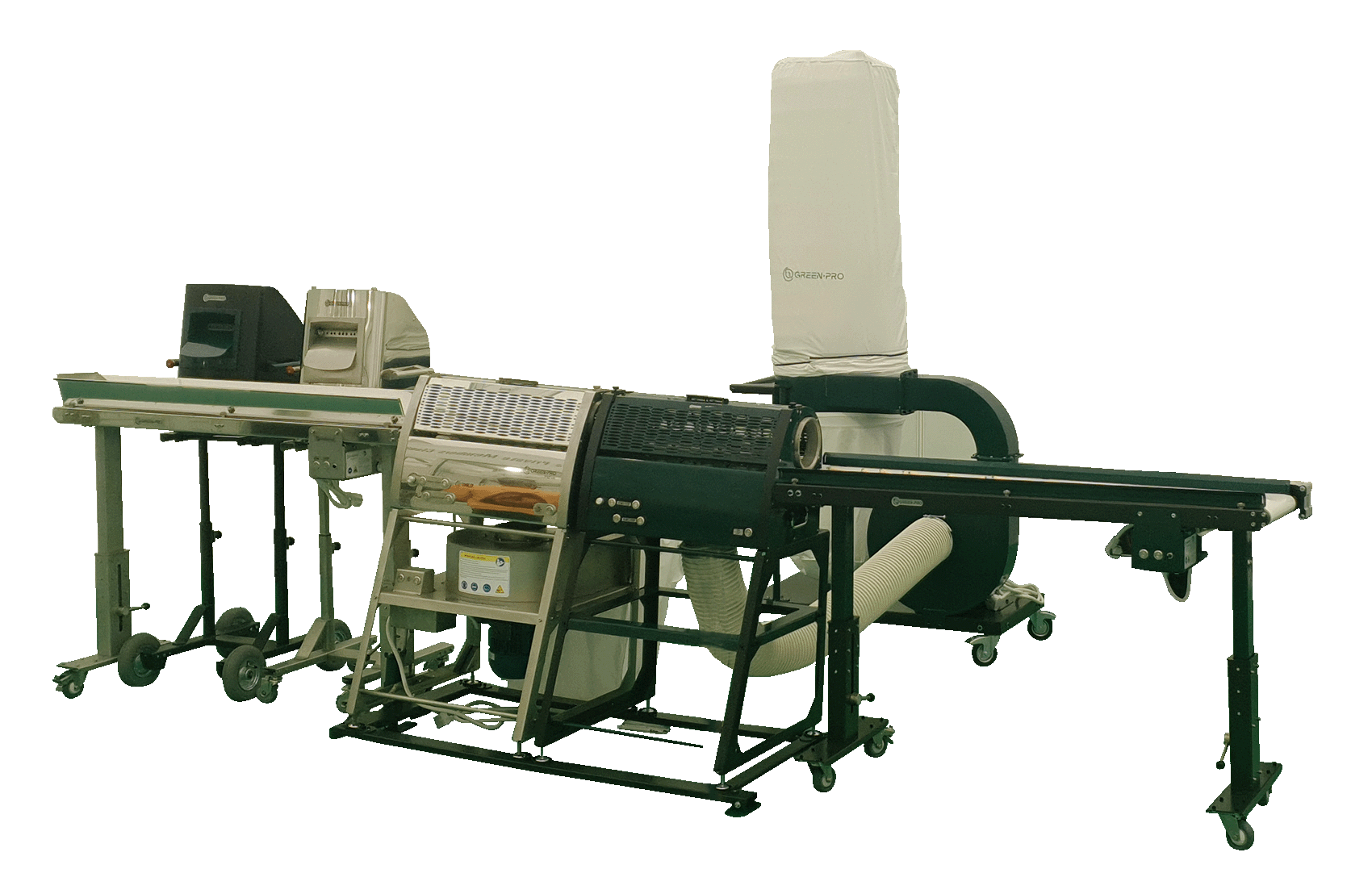 Green pro automated cannabis production machines